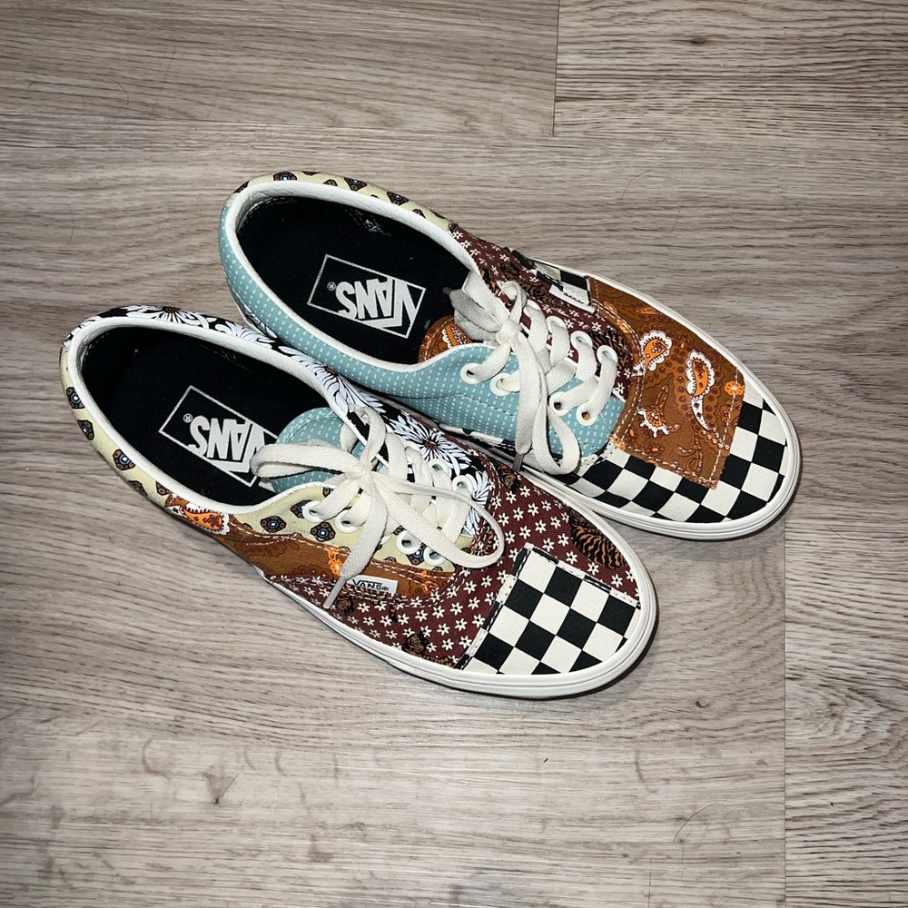 Vans Multi Patterned Patchwork Sneakers